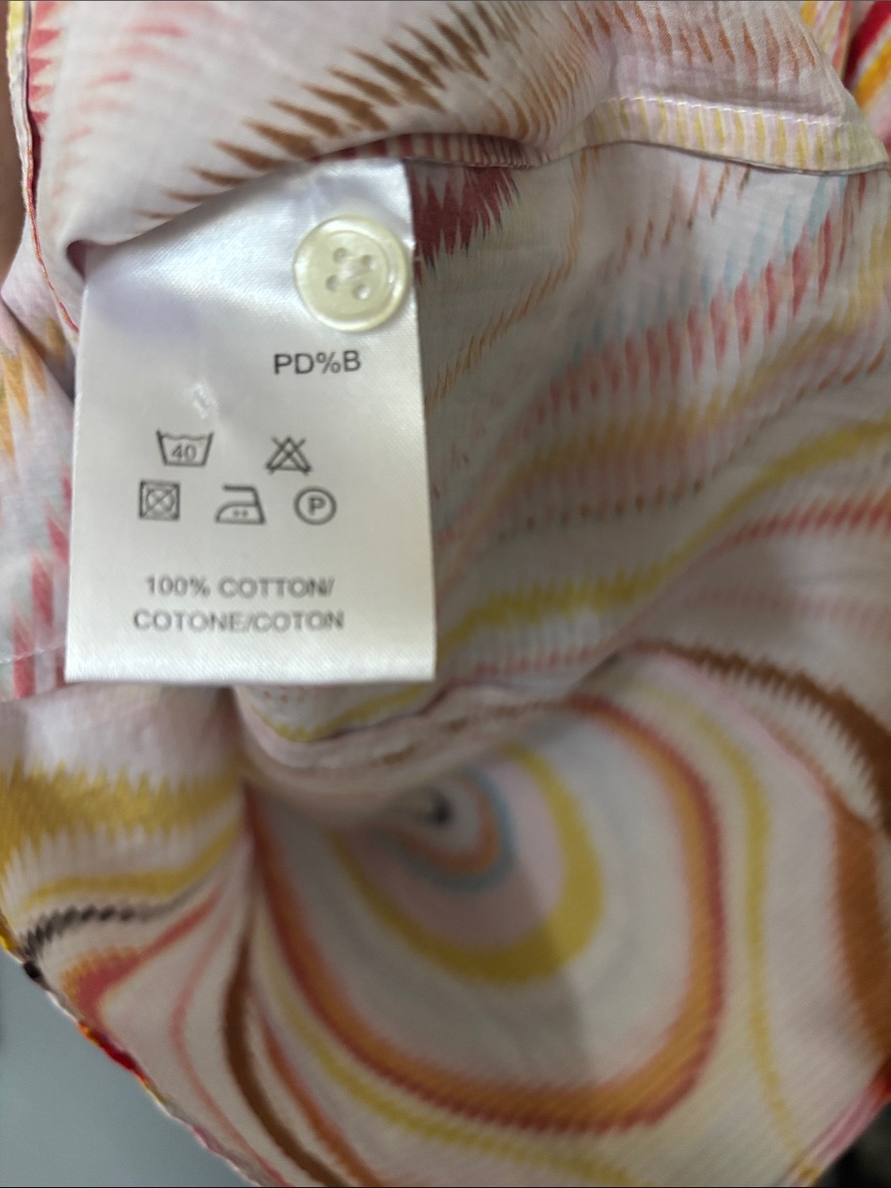 PAUL SMITH Black Label Gorgeous Luxury Italian Fabric Blouse Made in Portugal - Picture 6 of 7